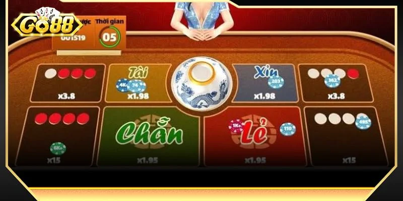 Các bước vận hành trong một ván xóc đĩa GO88