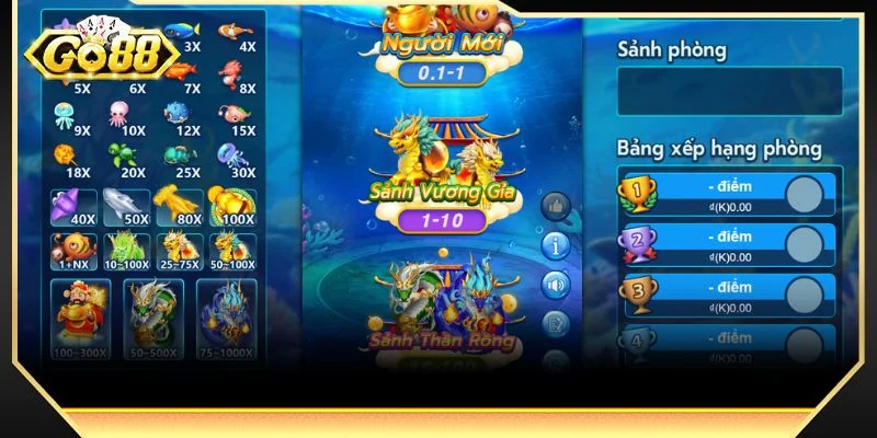 Có nhiều level cho bet thủ tham gia cược tại Bắn cá Siêu cấp