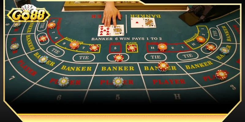Cược bài lá Baccarat tại GO88 rất dễ tham gia
