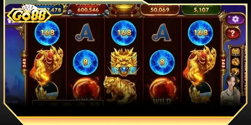 Đặc điểm biểu tượng Wild và Scatter trong Nổ Hũ Kho Báu Tứ Linh GO88