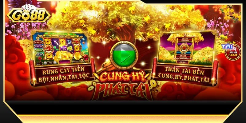 Game Nổ hũ Cung Hỷ Phát Tài là tựa game slot mới mẻ tại GO88
