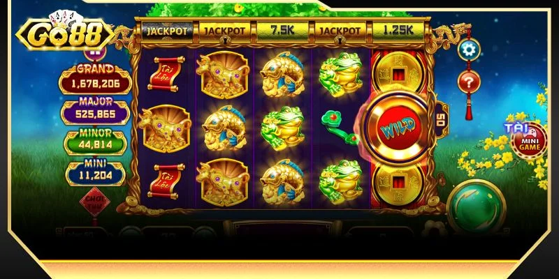 Giao diện cực mới lạ của game chơi Nổ hũ Cung Hỷ Phát Tài GO88