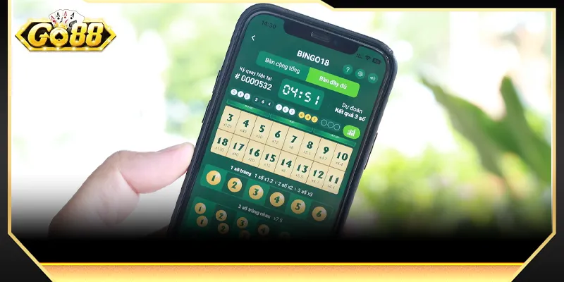 Giới thiệu tổng quan sảnh chơi Xổ số Bingo18 GO88