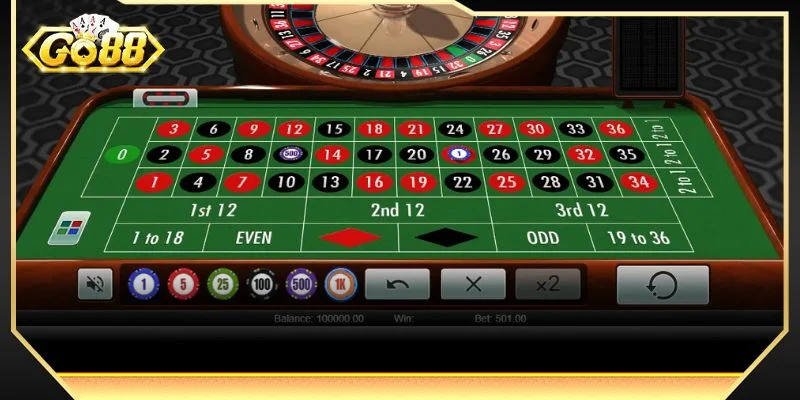 GO88 là một trong những cổng game có tỷ lệ thưởng với Roulette hấp dẫn bậc nhất
