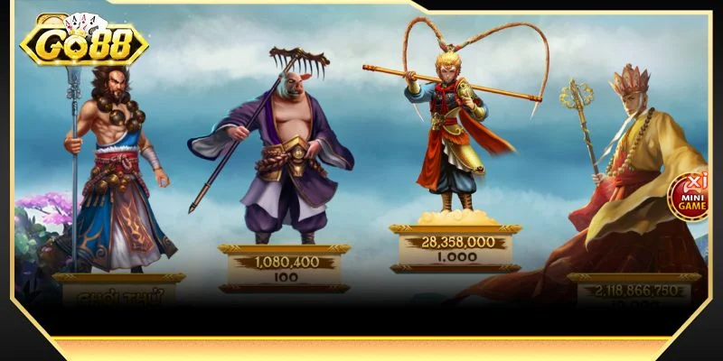 Nổ hũ Tây Du Ký GO88 được ăn đón bởi chủ đề độc đáo